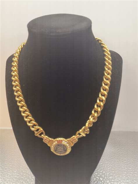 vintage givenchy paris necklace|More.